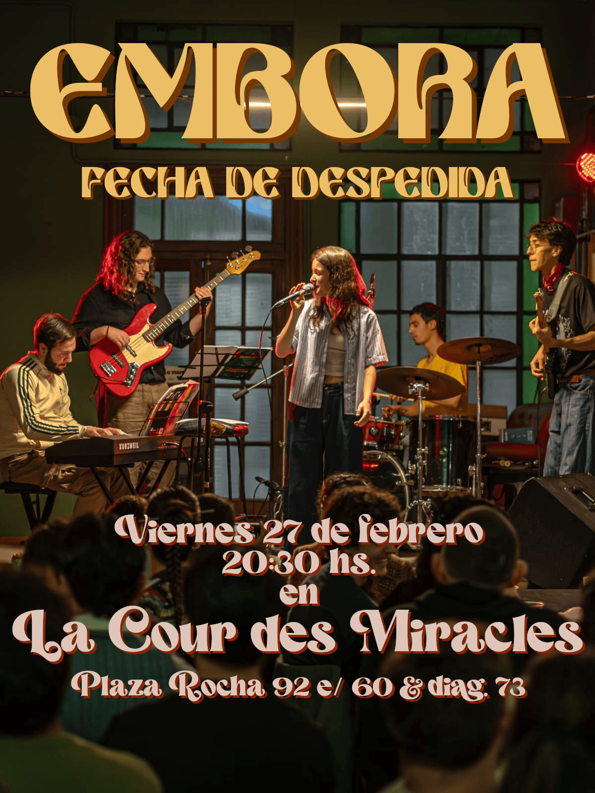 EMBORA // FECHA DE DESPEDIDA